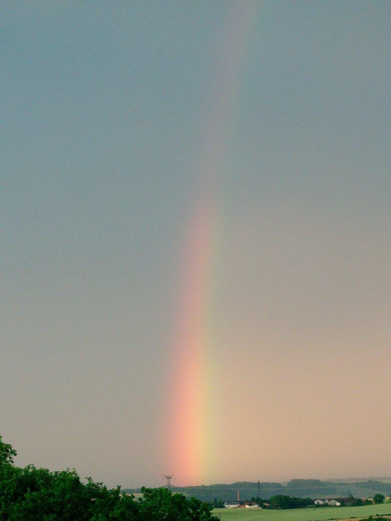 Arc-en-ciel dans les environs de Nancy